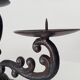 Old enamelled cast iron chandelier