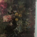 Painting still life flowers