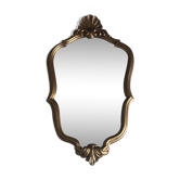 Miroir ancien en bois doré