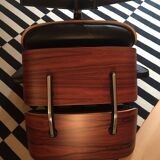 Lounge de Charles Eames avec son ottoman