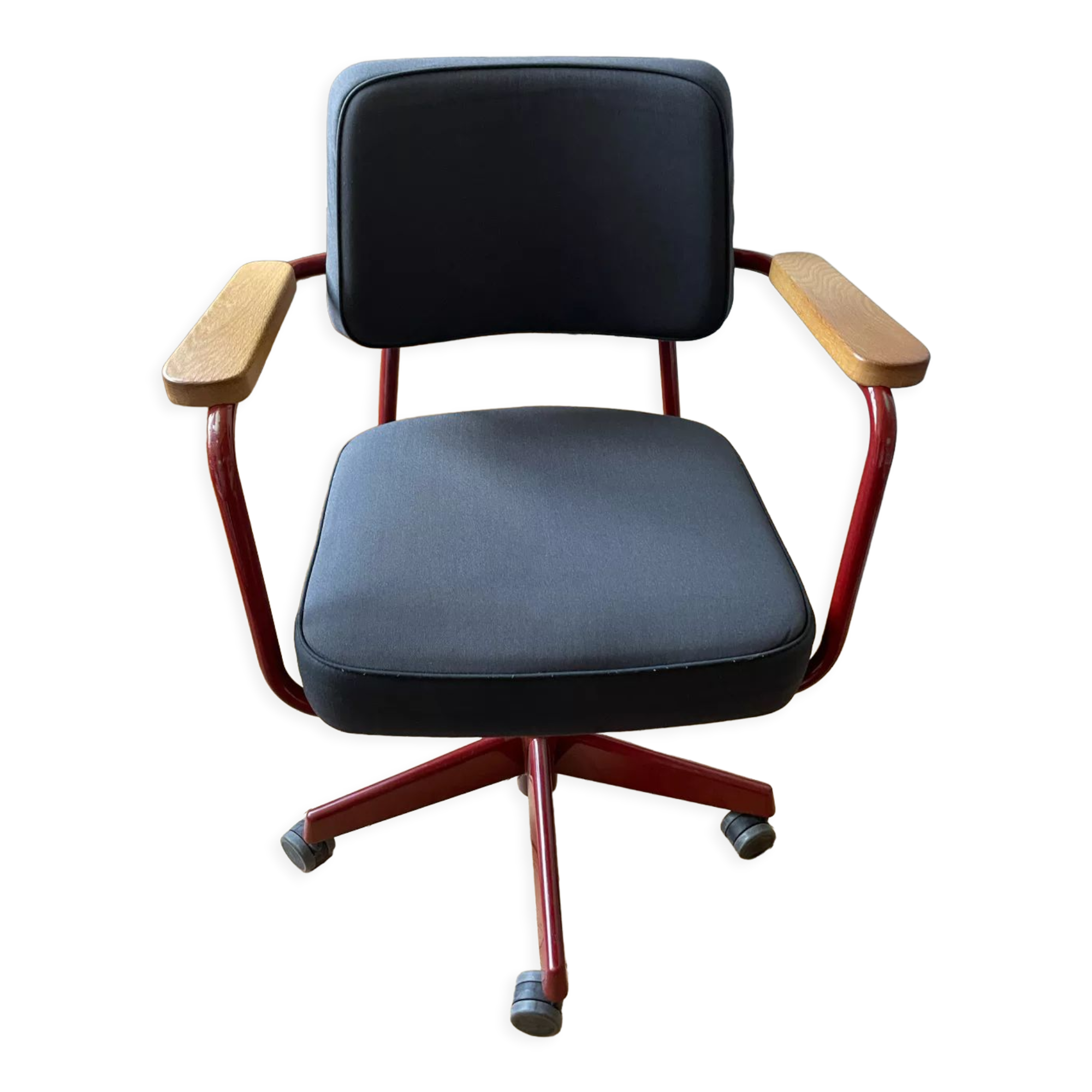 Fauteuil de direction pivotant de Jean Prouvé pour Vitra