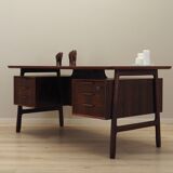 Bureau en palissandre, design danois, années 1970, fabrication : Omann Jun