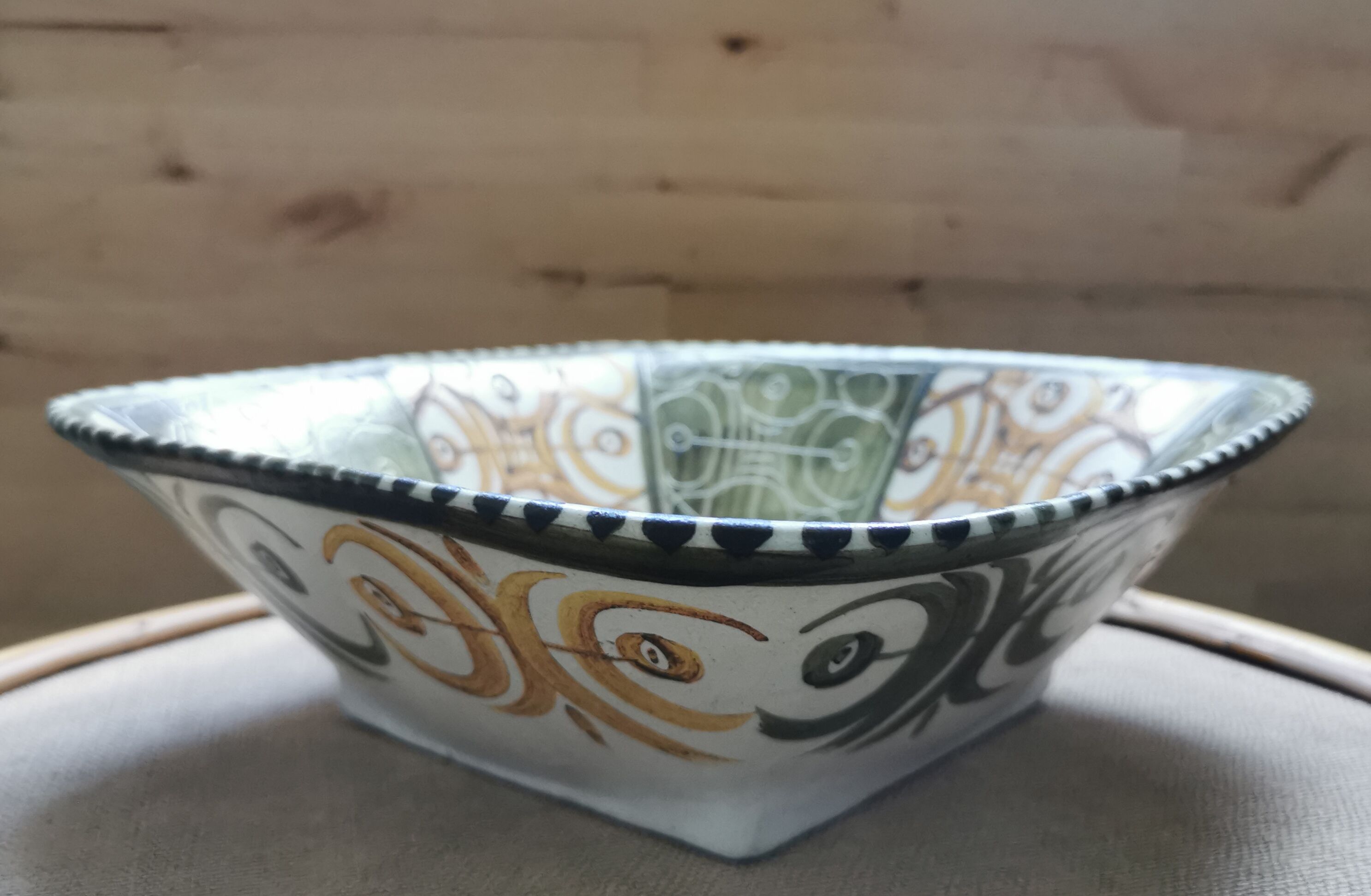 Keralluc enamelled sandstone cut by Andre Horellou