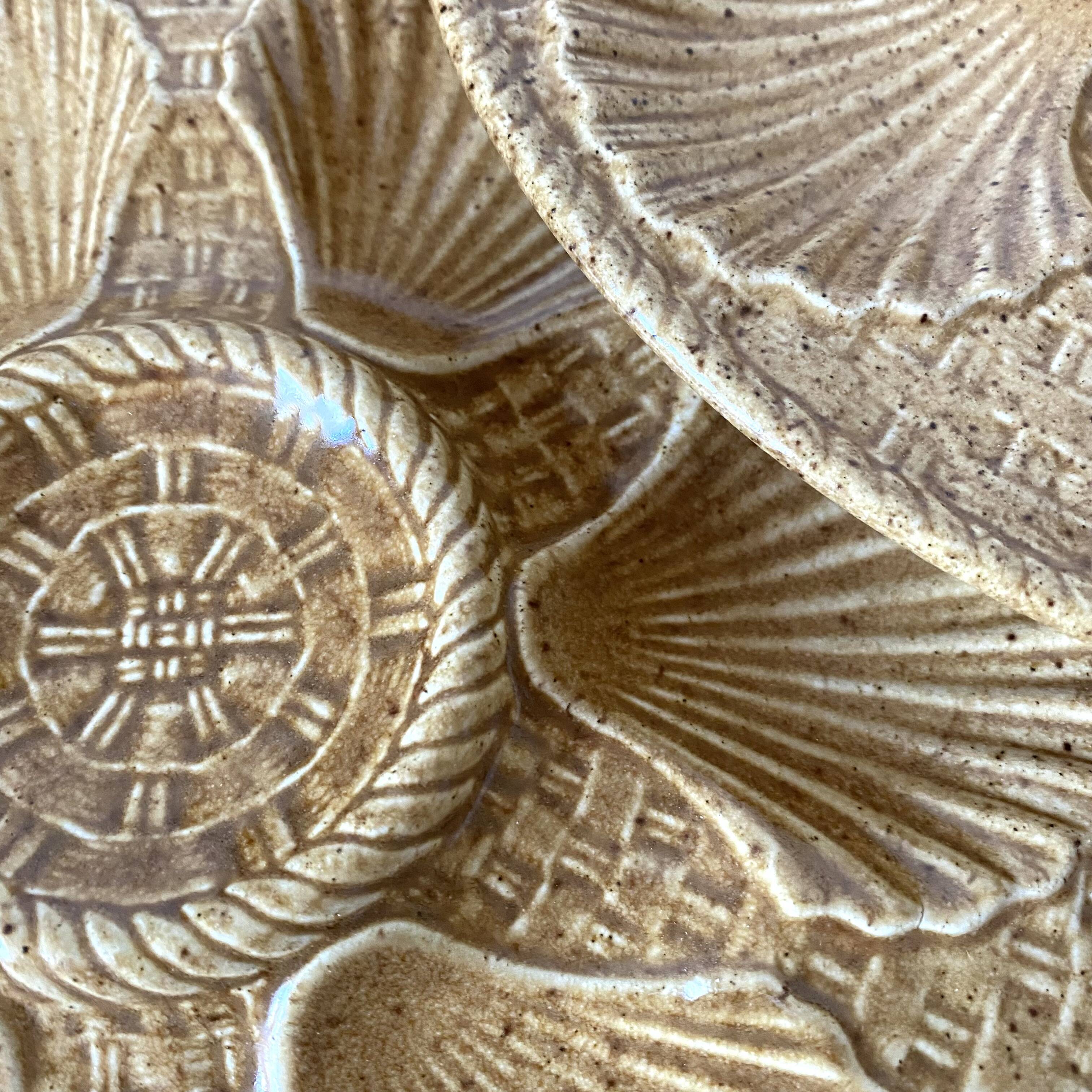 Assiettes à huîtres vintage Longchamp