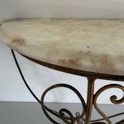 Console murale flottante en fer forgé du milieu du siècle, 1950, Italie
