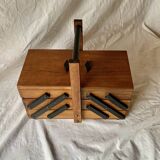 Worker - vintage wooden sewing box