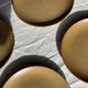 Set of 6 dessert plates in stoneware Village France D20