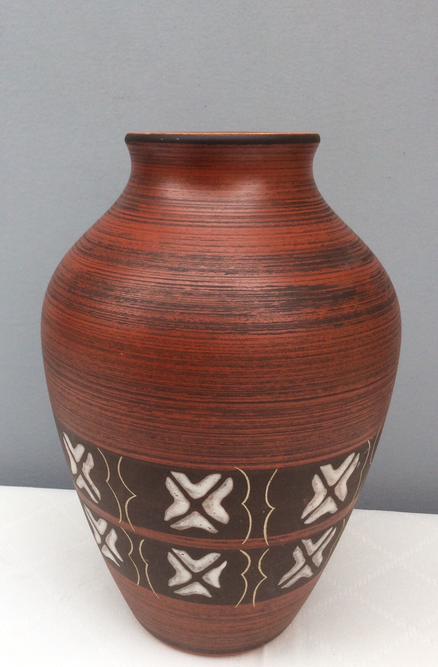 German ceramic vase, 1960s