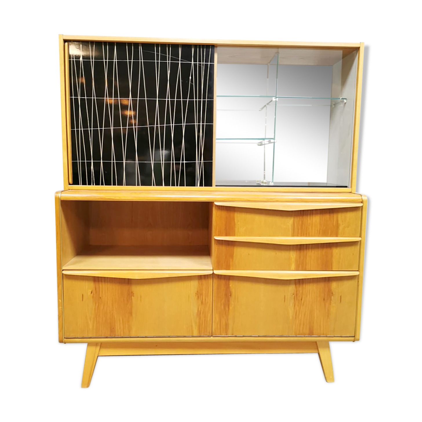 Vintage Czech design cocktail bar by Bohumil Landsman for Jitona