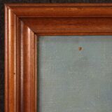 Tableau religieux huile sur toile Saint Roch du XXème siècle