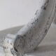 Tea table, marble and wood style Louis XV patina