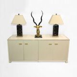 Brass Antelope Kudu Head Sculpture Marble 1970s