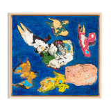 Flying Objects, Oil on Plate, 42 x 46 cm