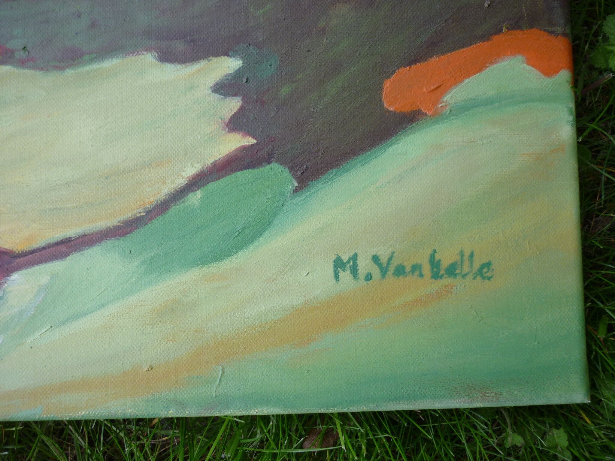 Oil on canvas by M Vanbelle