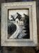 Alpine Table in carved and painted wood 27 / 33 cm