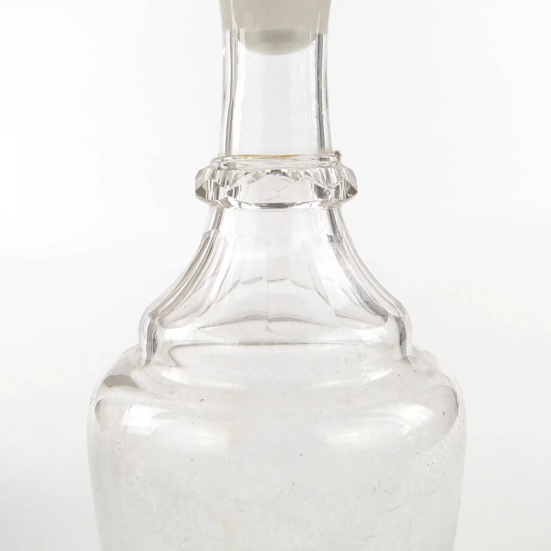 Art Deco carafe, crystal, Sweden, 1950s