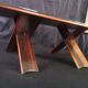 Coffee table in ebony from the 40s/50s
