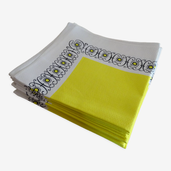 12 colorful cotton napkins, 45 x 42 cm