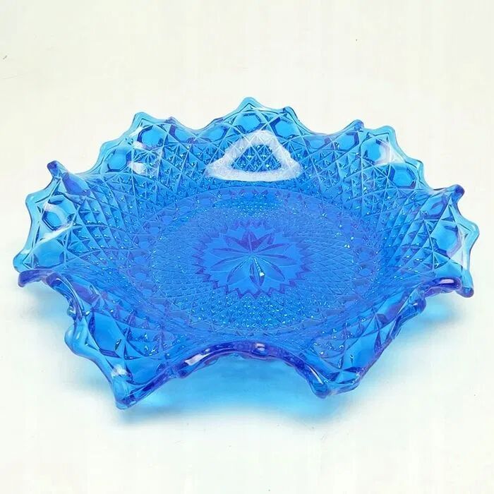 H4O Huta Ząbkowice Blue Platter