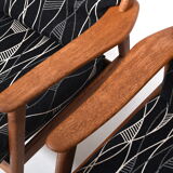 Pair of Danish Mid Century Easychairs by Nils Kofoed