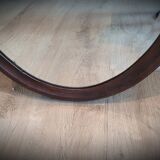Miroir 58x84 ovale bois 1950
