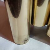 Tubular brass candlestick