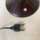 Art Deco mushroom lamp in bakelite and chrome