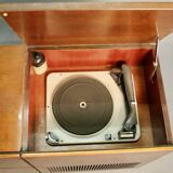 Vintage Schaub Lorenz Enfilade Hifi with its Two Speakers