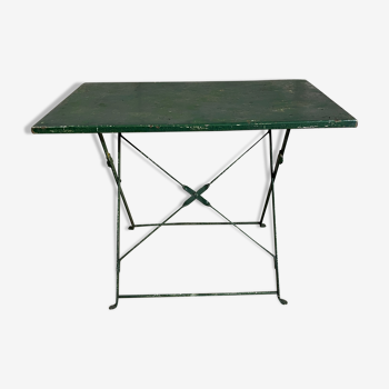 Table de jardin pliante en metal