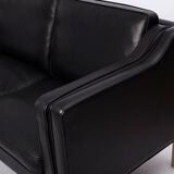 Leather Sofa produced by Hurup Møbelfabrik, Denmark 1970s.