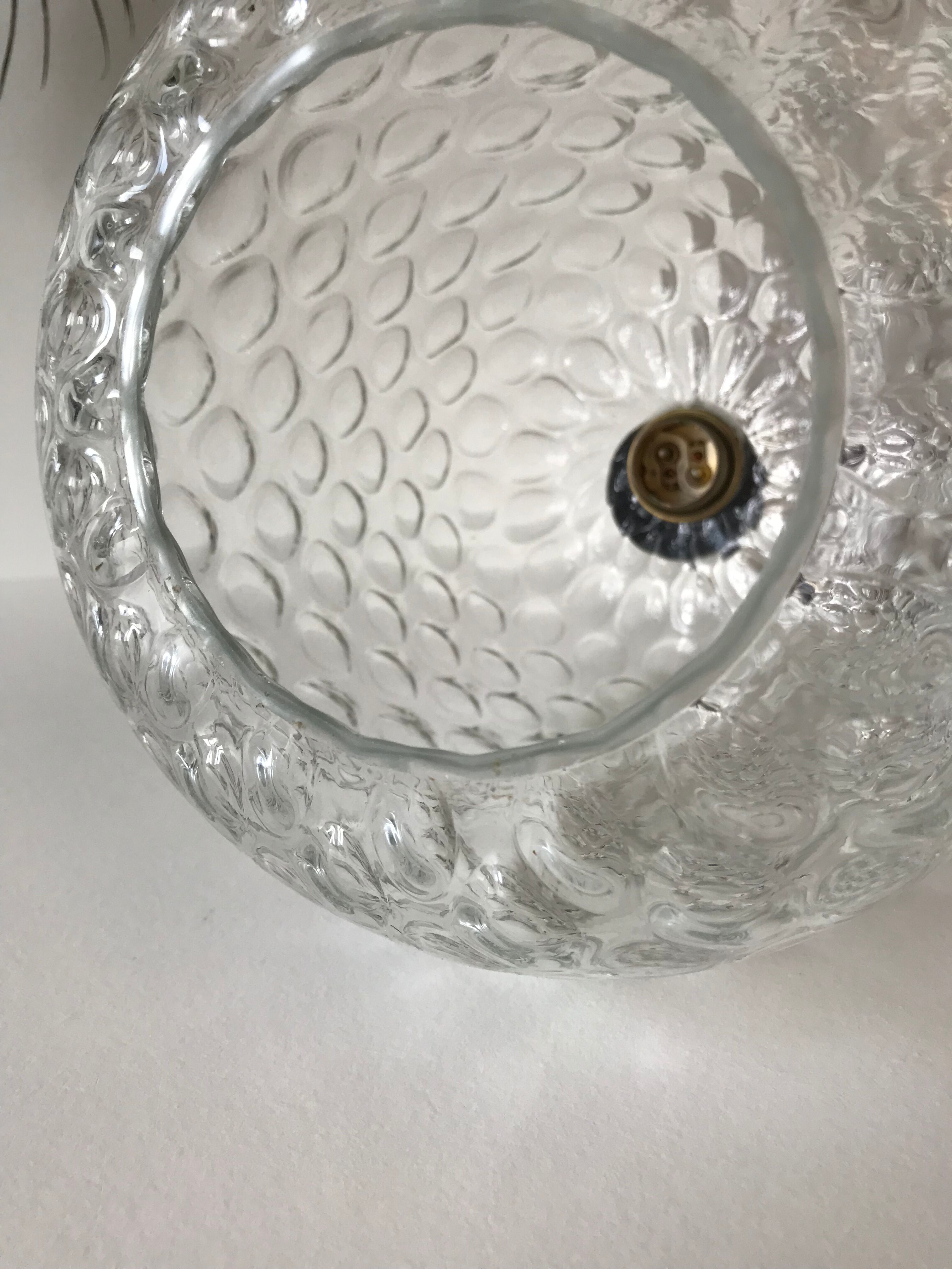 Suspension en verre ananas