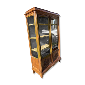 Walnut display case