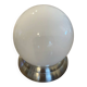 Opaline globe lamp