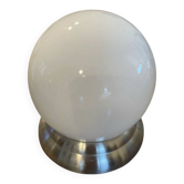 Opaline globe lamp