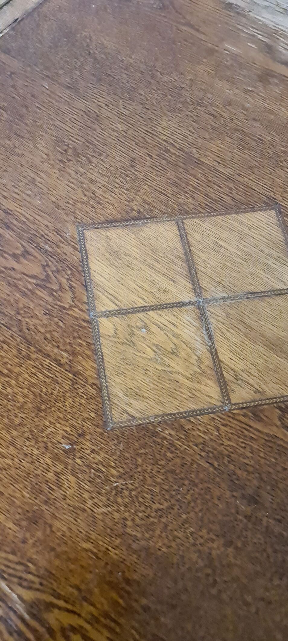 Vintage oak folding table