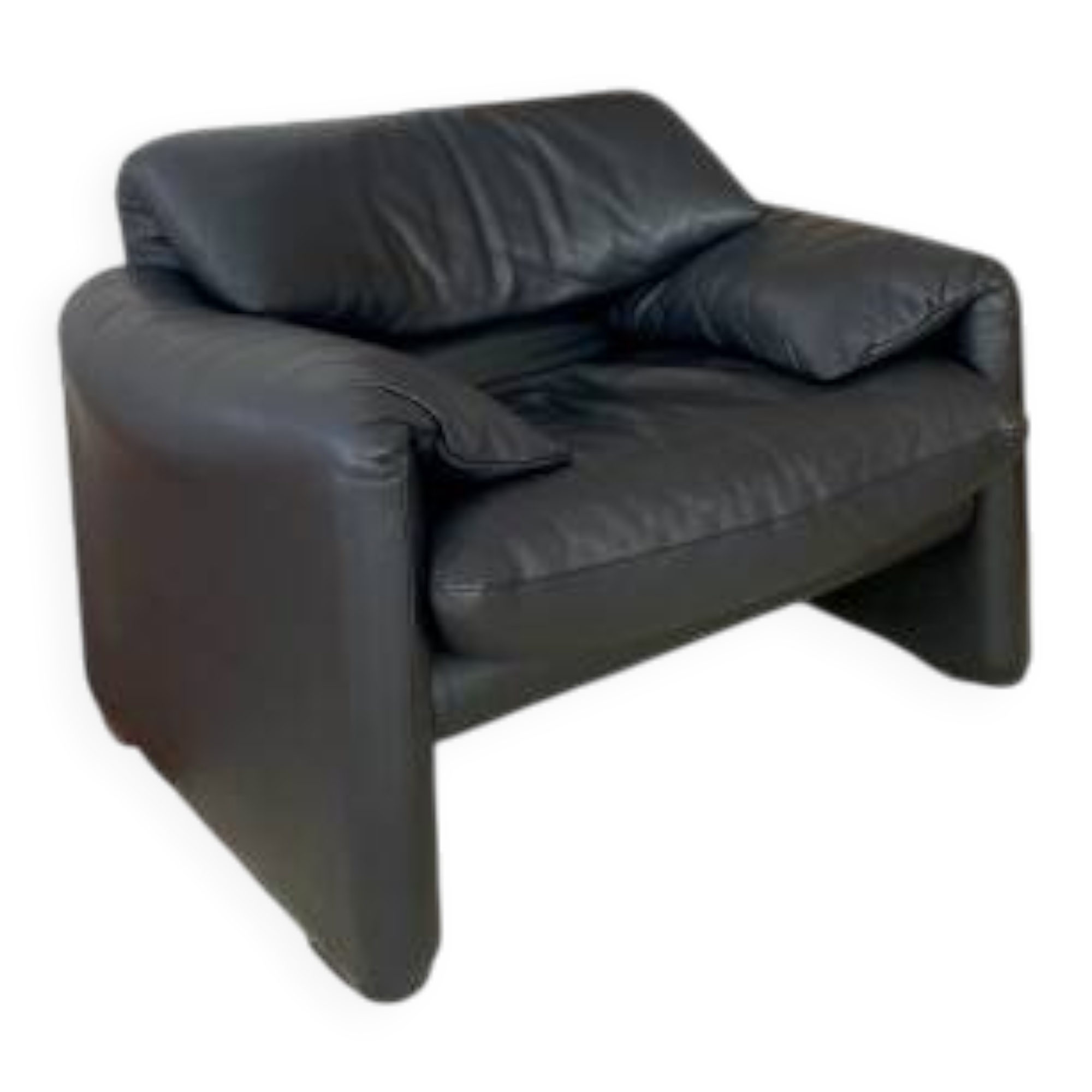 Maralunga Cassina armchair – Italian design by Vico Magistretti, 1970s