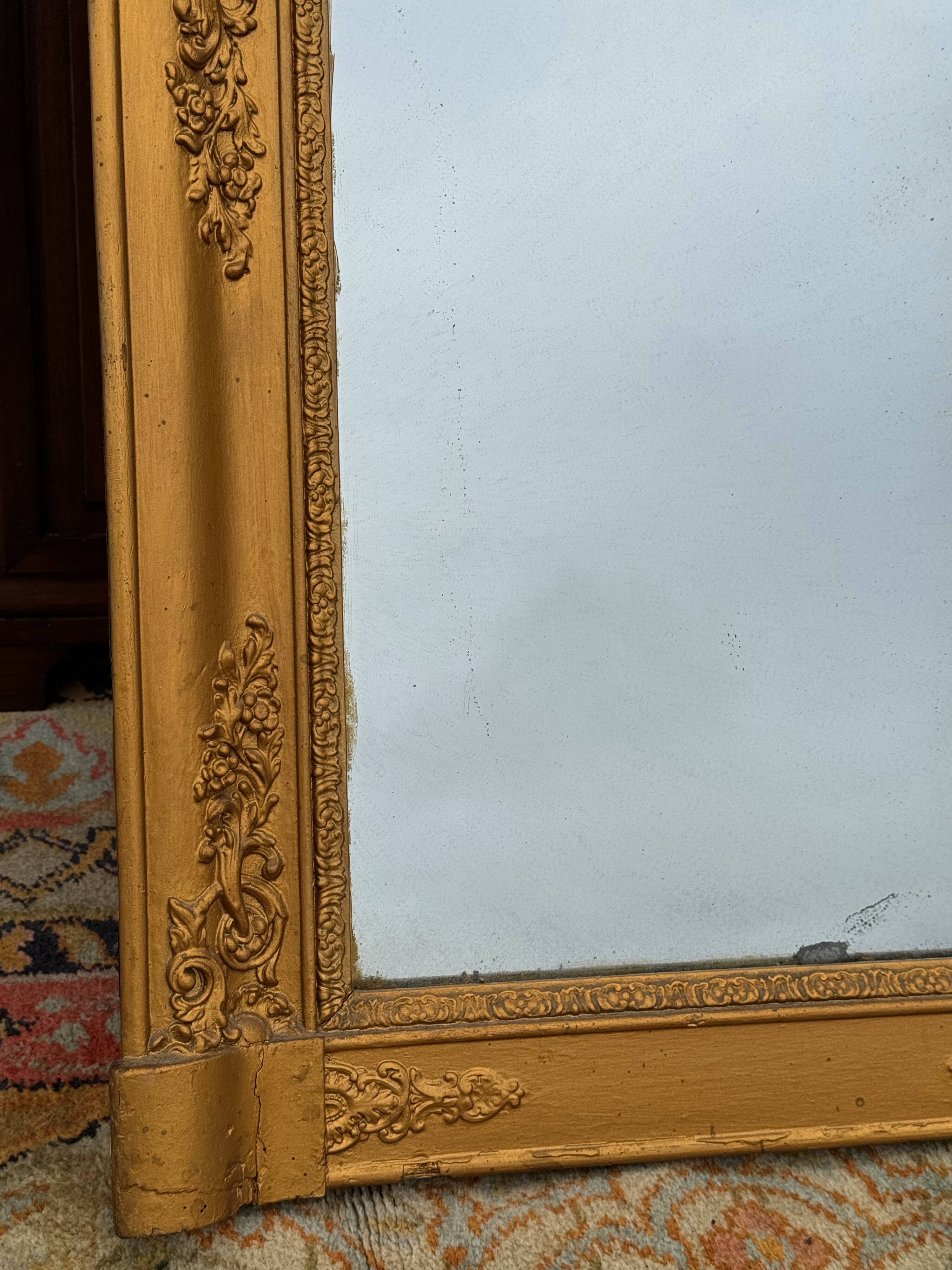 Painted mirror 112x89 cm