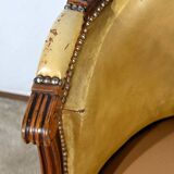 Fauteuil de Bureau Pivotant en Hêtre, style Louis XVI – Fin XIXe