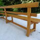 Kindergarten bench solid wood
