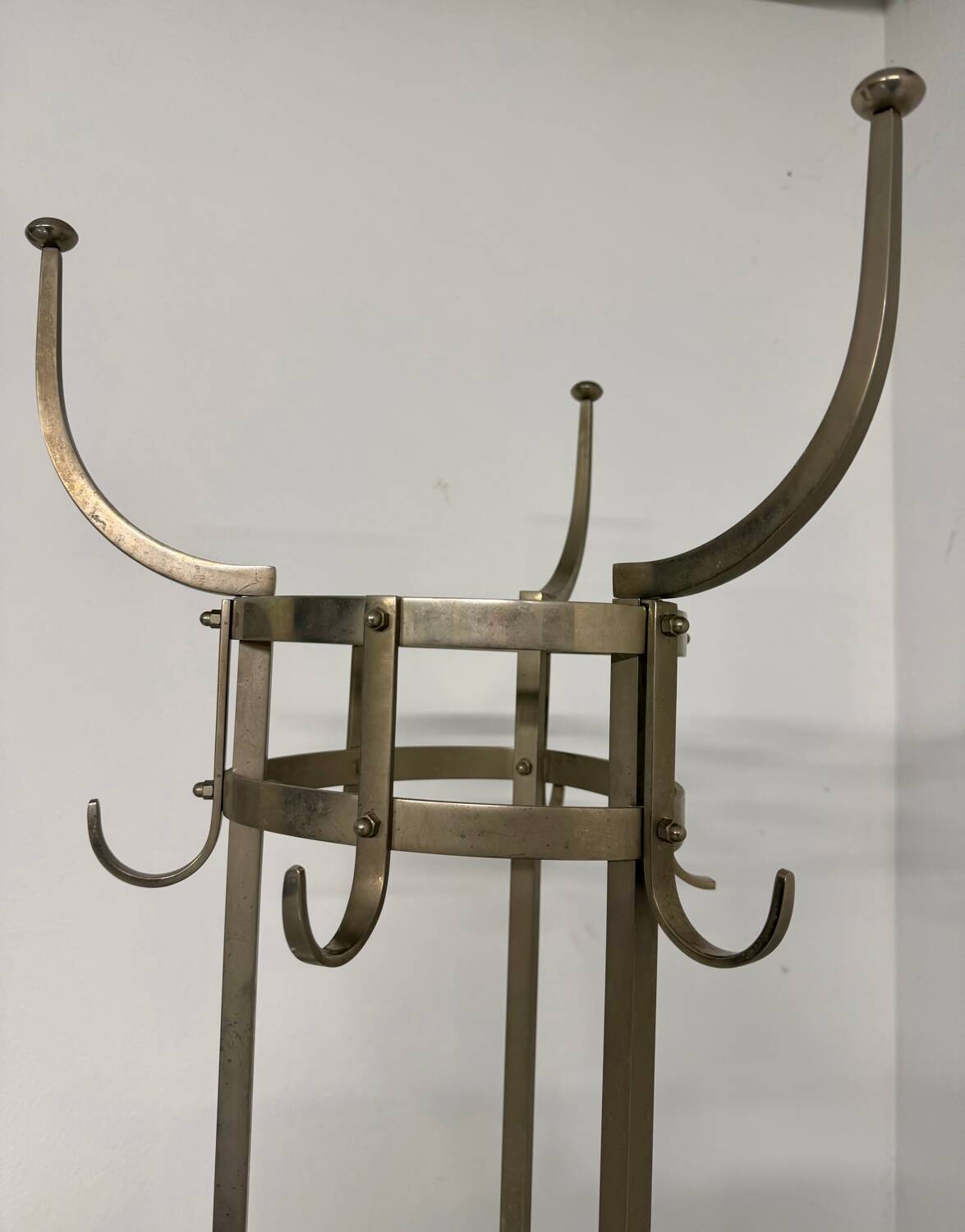 Coat rack Nymphenburg design by Otto Blümel for Classicon brass 80s