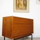 Commode en teck et métal années 60