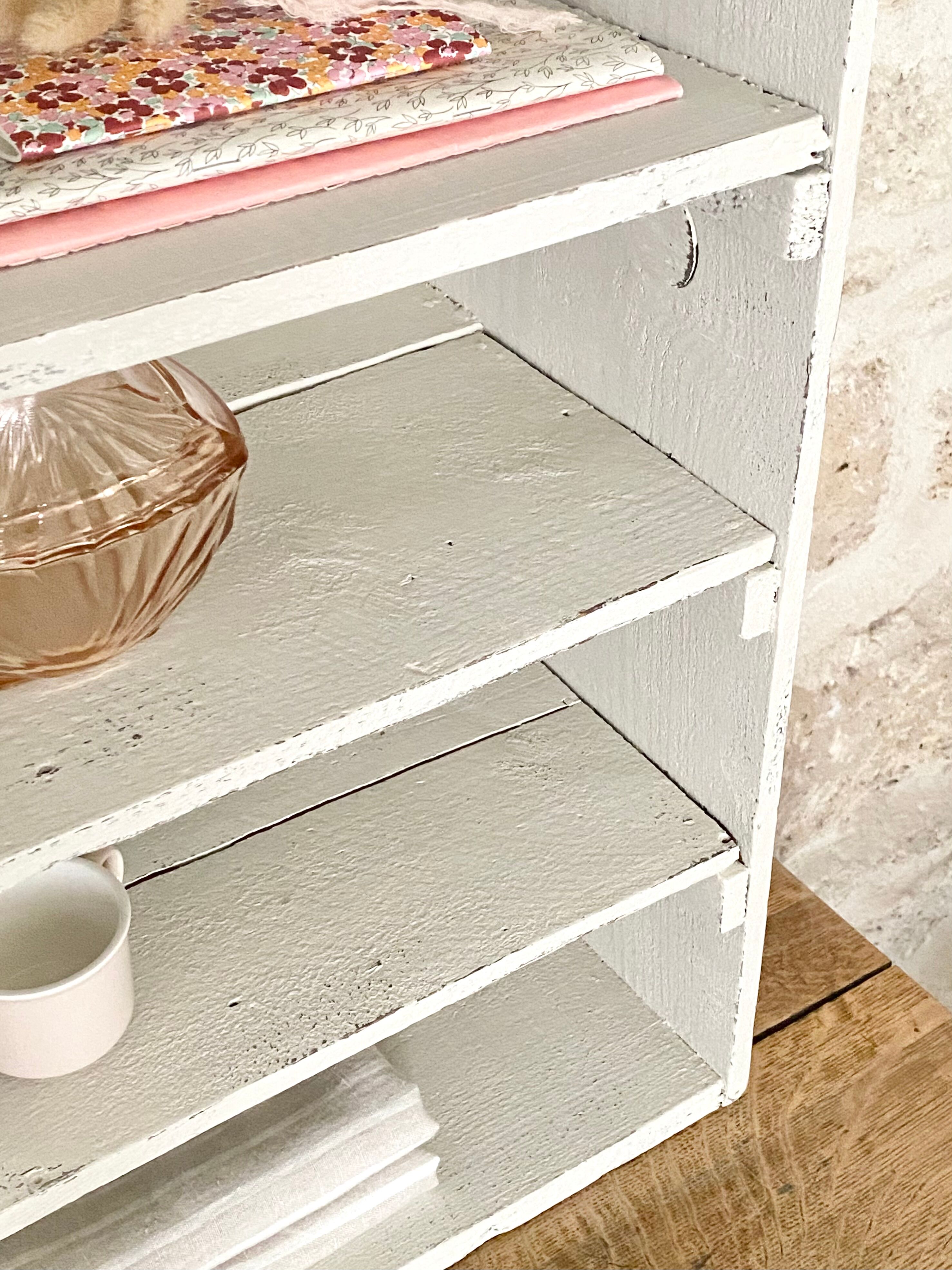 Wooden shelf
