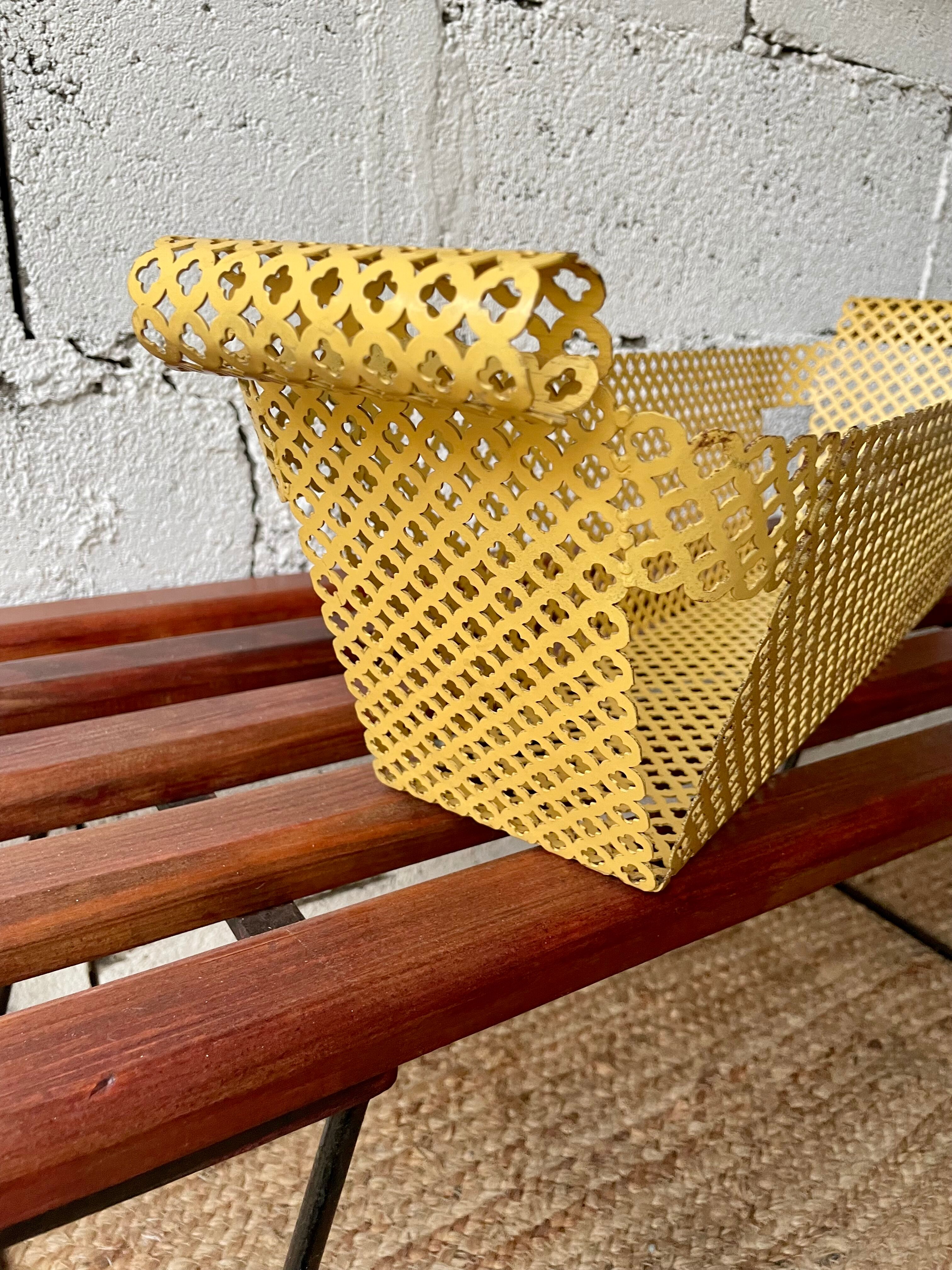 Perforated sheet metal planter