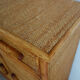 Buffet braided wicker and bamboo