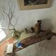 Solid oak coffee table