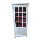 Bookcase old painted showcase