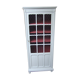 Bookcase old painted showcase