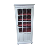 Bookcase old painted showcase