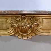 Important Wall Console in Gilded Wood, Louis XV style – Early 20th century