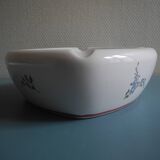 large ceramic vintage decorative French ashtray